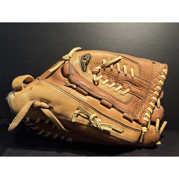Mizuno GVP 1402 Envy 14" RHT Baseball Softball Glove Brown Leather - Picture 1 of 11